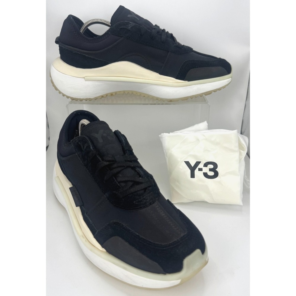Adidas Y-3 Ajatu Run Black Cream Mens Size 7 Style HQ5988